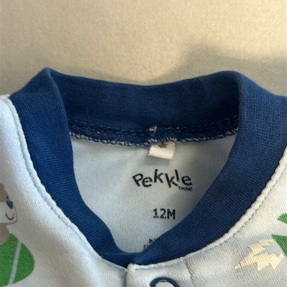 Pekkle - sleeper with double rocket bear design - 12 months - Picture 3 of 4